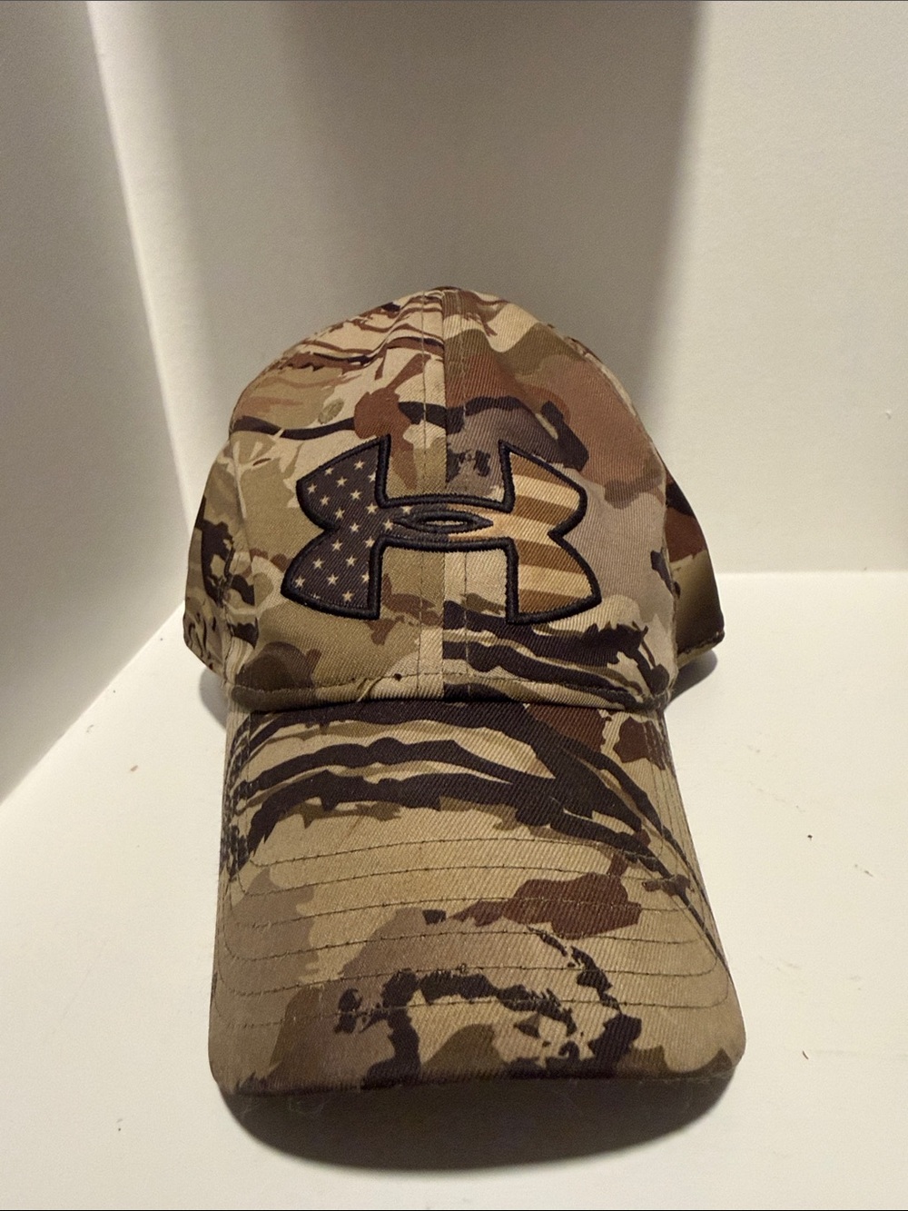Under Armour Men's Camo Baseball Cap - Khaki/Tan/Brown